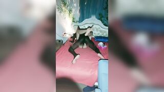 饥渴少妇大战黑人黑鬼30cm大黑吊狂操抱操干的丫丫叫-6