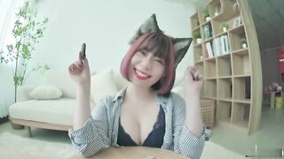 猫系女友居家诱惑短发天菜动起来男友视角陪你玩整天