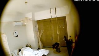 酒店摄像头流出夫妻旅游与小三约炮女上位很会摇