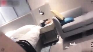 网传抖音网红模特兰兰鹿鹿做外围万人求得蓝衣女神